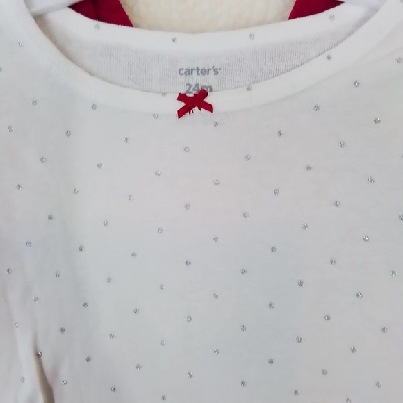 Carter's Baby 2-Piece Corduroy Overall Set Girl's Size 24mo in Pink, White - Picture 10 of 14